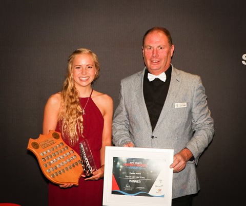 Nicole van der Kaay named as Premier Sportsperson of the Year at Taupo District Sports Awards