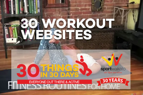 30 Exercise workout websites for at home exercise