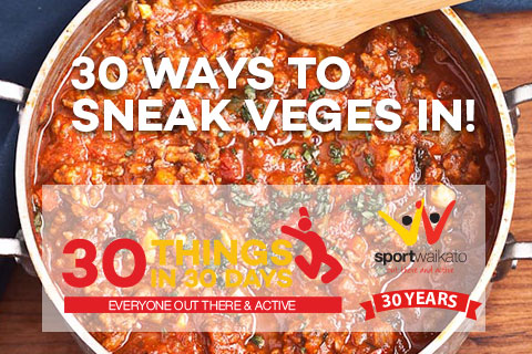 30 Ways to sneak veggies into a meal